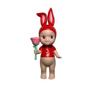 Sonny Angel Red Rabbit Rose from Gifts of Love Series 2024 Valentines